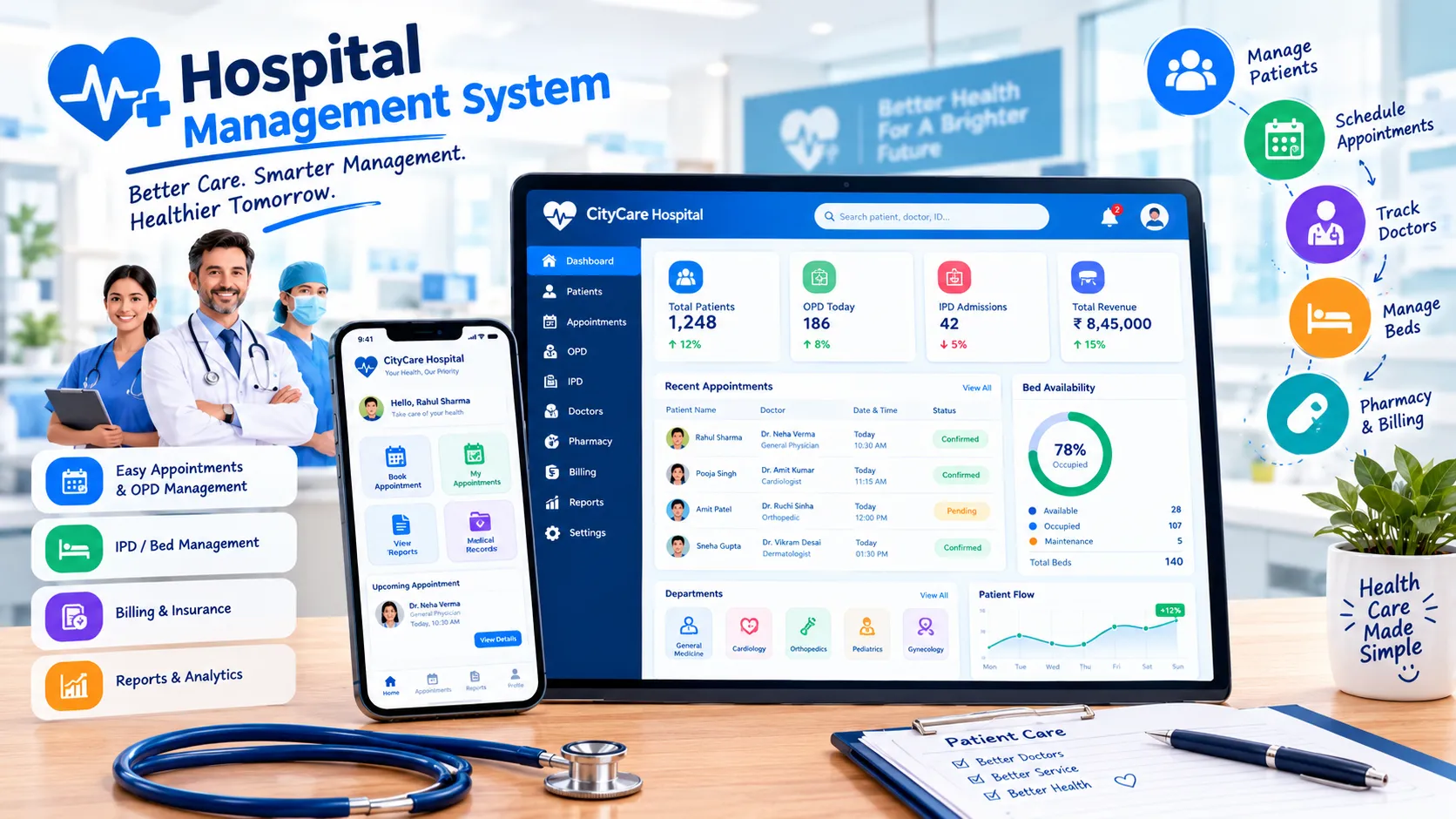 Hospital CRM Suite